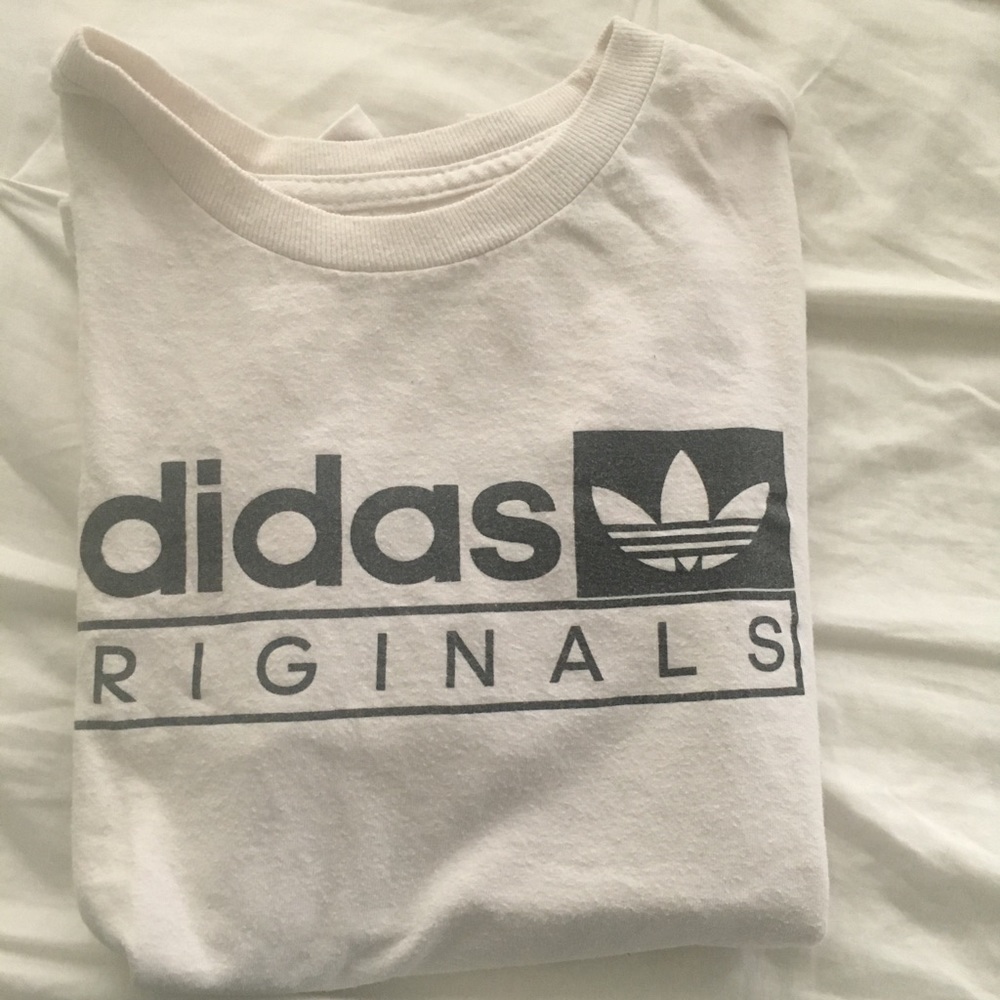 Adidas originals white tee